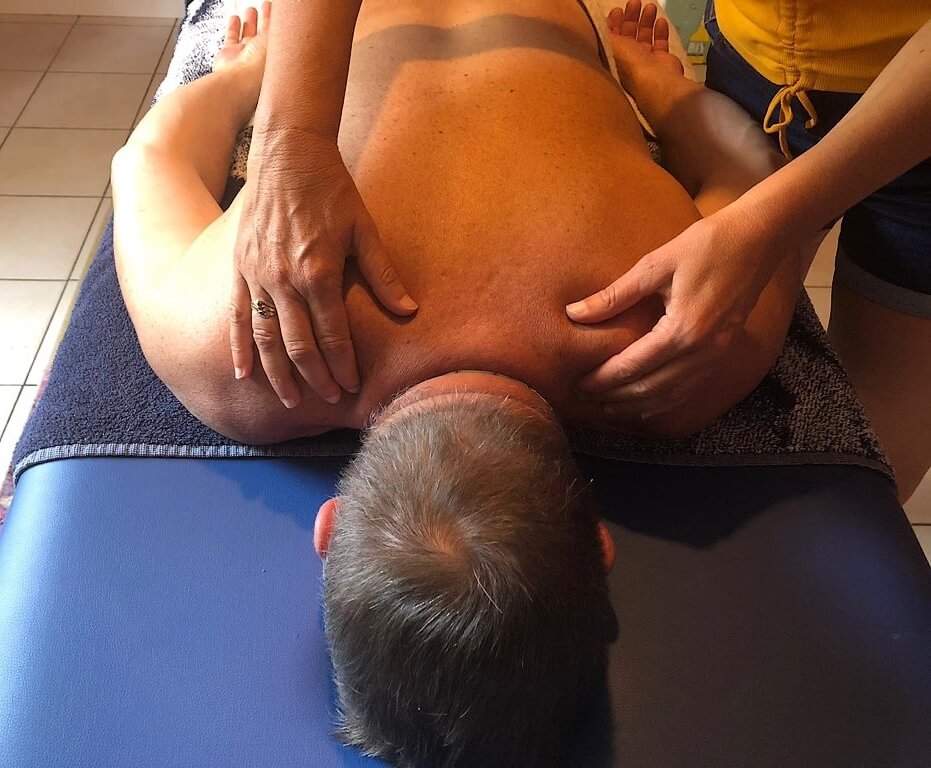 Séance de massage